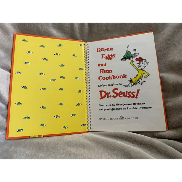 Green Eggs and Ham Cookbook Dr Seuss Kids Recipes Hardcover Random House Inspire - Picture 4 of 4